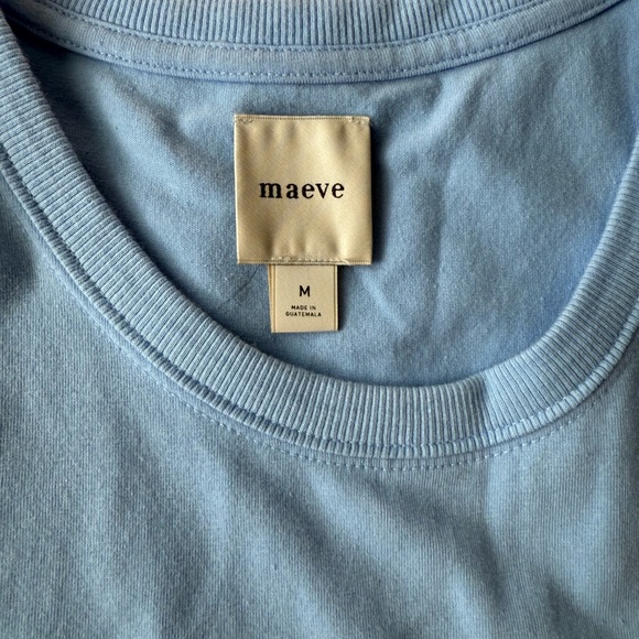 Maeve Blue Ruffle Top - Picture 2 of 4